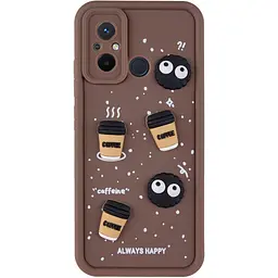 Чохол Epik TPU Toys Case для Xiaomi Redmi 12C/Poco C55 Brown/Always Happy - мініатюра 2