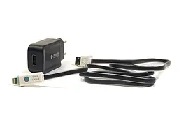 Зарядний пристрій PowerPlant W-280 USB/Lightning LED 220 В, 5 В, 2 A (SC230020) - мініатюра 4