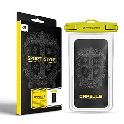 Водонепроникний чохол ArmorStandart Сapsule Double Pockets Yellow (ARM84416) - мініатюра 3