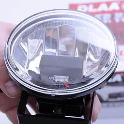 Протитуманні LED Фари круглі / кнопка вкл / викл / Лінзовані D100 мм / 12V / 12W / 6000K-CREE / 2 шт. - мініатюра 3