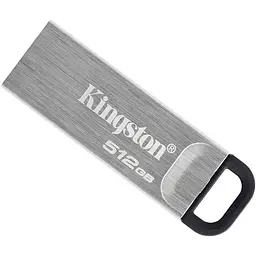 USB флеш-накопичувач Kingston DataTraveler Kyson 512GB USB-A 3.2 Silver/Black (DTKN/512GB) [116035]