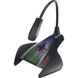 Мікрофон Marvo MIC-01 Multi-LED USB Black (MIC-01) - мініатюра 2