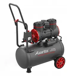 Компресор безмасляний поршневий 24 л, 1,45 кВт, 220 В AUARITA 2-1450F24-220 - мініатюра 3