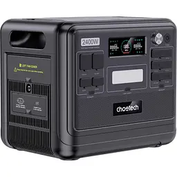 Зарядна станція Choetech 2400W / 2400 Вт / 2048 Вт/ч / LiFePO4 (BS008) UA