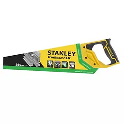 Ножівка по дереву Stanley Tradecut L= 380 мм 7 зубів/1" (STHT20348-1) - мініатюра 2