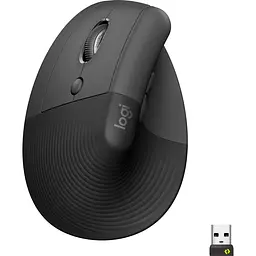 Миша Logitech Lift Left Vertical Ergonomic Wireless/Bluetooth Graphite (910-006474) [163464] - мініатюра 2