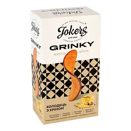 Грінки Jokers Extra Slice житньо-пшеничні зі смаком холодець з хріном 90 г - мініатюра 2