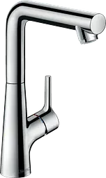 Змішувач Hansgrohe Talis S 210 для умивальника з донним клапаном та поворотним виливом 72105000 Хром