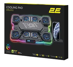 Охолоджувальна підставка для ноутбука до 17,3 дюймів 2E GAMING CPG12 8xfans - мініатюра 13
