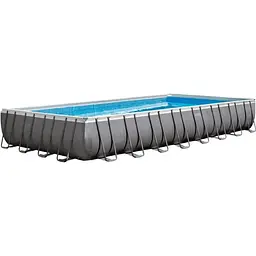 Басейн каркасний Intex "PREMIUM POOL" 26378 Фільтр-насос, сходи, підстилка, тент