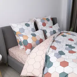 Комплект постільної білизни ТЕП Happy Sleep Барвисті соти полуторний 50x70 - мініатюра 6