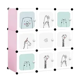 Органайзер дитячих іграшок LEOBERT 9x - W03 Pink