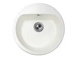 Кухонна мийка Miraggio MALIBU white (0000031) Граніт, Врізна, Білий