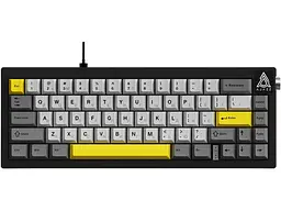 Клавіатура Ajazz AK650 Moon Yellow Switch Black USB-C (AK650-MY-GWY)
