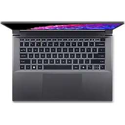 Ноутбук Acer Swift X 14 OLED SFX14-72G-5043 з процесором Intel Core Ultra 5 125H pana la 4.5GHz, 14.5'', 2.8K OLED 120Hz, 16GB LPDDR5X RAM, 1TB SSD, NVID Home, Steel сірий - мініатюра 11