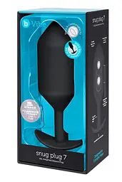 Анальна пробка B-Vibe Snug Plug 7, 18.4 см (чорний) - мініатюра 3