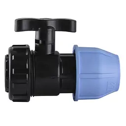 Кран кульовий ПНД Vsplast 40x1 1/4 '' ВР 6002 000014144