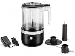 Кухонний мінікомбайн KitchenAid 5KFCB519EBM бездротовий матовий чорний - мініатюра 2