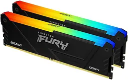 Пам'ять ПК DDR4 16GB KIT (8GBx2) 3600 FURY Beast RGB Kingston teh0024800 - мініатюра 3