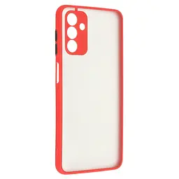 Чехол-накладка для Samsung Galaxy A13 5G (A136)/A04s (A047), Frosted Matte, красный, противоударный чехол с защитой всего корпуса, термополиуретан TPU + поликарбонат PC, ArmorStandart (ARM66708)