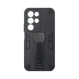 Чехол для Realme C85 Pro 4G, Proover, черный, с подставкой и магнитом, противоударный, ударопрочный, бронированный, панель-накладка, защита всего корпуса, термополиуретан (TPU) + поликарбонат (PC), ArmorStandart (ARM89939)