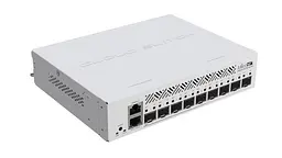 Мережевий комутатор Ethernet з функцією маршрутизації 9PORT CRS310-1G-5S-4S+IN MIKROTIK