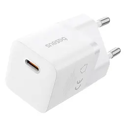Мережевий зарядний пристрій Baseus GaN5 Fast Charger (mini) 1C 25W EU білий P10110909213-00 - мініатюра 2
