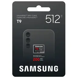 Карта пам'яті Samsung 512GB microSDXC class 10 UHS-I U3 V30 A2 T9 (MB-MH512T/WW) - мініатюра 4
