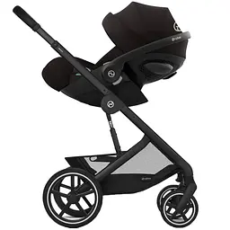 Прогулянкова коляска Cybex Gold Balios S Lux BLK Moon Black з бампером (524001171) - мініатюра 7