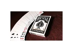 Карти гральні United States Playing Card Company Bicycle Standard (Rider Back) (black) (08089) - мініатюра 2