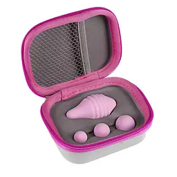 Вагінальні кульки Femintimate Pelvix Silicone String, 6 см (рожевий) - мініатюра 4