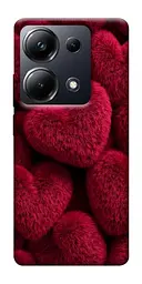 Чохол Demsky Fluffy hearts для Xiaomi Redmi 13 4G / Poco M6 4G