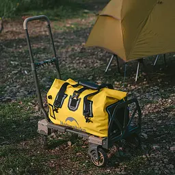 Водонепроникна дорожня сумка Naturehike CNK2450XB015, 60 л, жовта - мініатюра 3