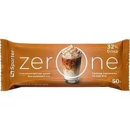 Батончик протеїновий Zero One Солона карамель та мак'ято 50 г