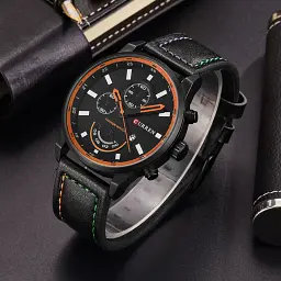 Годинник наручний Curren 8217 Black (18684) - мініатюра 3