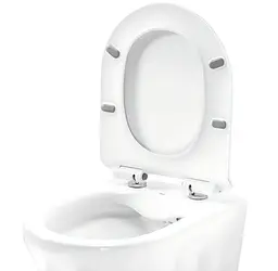 Підвісний унітаз Rea Gustavo безобідковий white REA-C1652 - мініатюра 5