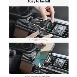 Автотримач UGREEN LP228 Phone Holder with Hook (80871) чорний - мініатюра 9