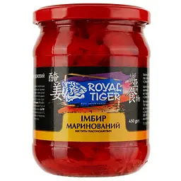 Имбирь маринованный Royal Tiger розовый 450 г