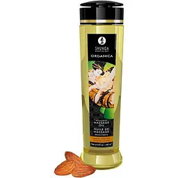 Масажна олія Shunga Organica мигдаль, 240 мл - мініатюра 2