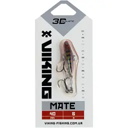 Балансир Viking Fishing Mate Ice Jig 40mm 6g #17 Brown Perch - мініатюра 2