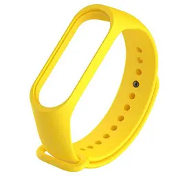Ремінець Silicone Mi Band 3/4 Yellow ( 5 )