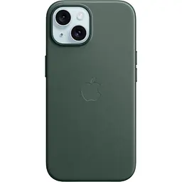 Чохол FineWoven Case with MagSafe для iPhone 15 Evergreen AAA [94495]