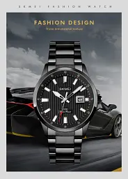 Наручний годинник Skmei 1654 Black, 1654BK (18391) - мініатюра 5
