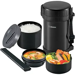 Набір для ланчу Zojirushi SL-XE20AD 1.47 л Black [1678.04.60] [150462] - мініатюра 5
