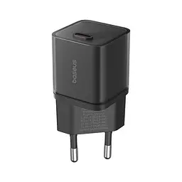 Мережевий зарядний пристрій Baseus GaN5S Fast Charger 1C 30W EU чорний P10162504113-00 - мініатюра 6