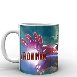 Кухоль GeekLand Залізна Людина Iron Man Тоні Старк Залізна людина IM.02.084 330 мл білий - мініатюра 2