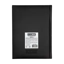 Щоденник недатований Buromax Gentle A5 штучна шкіра/поролон 336 сторінок чорний (BM.20090-01) - мініатюра 3