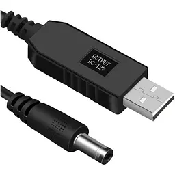 Кабель China USB-DC 5v-12v (1m) (USBDC512) - мініатюра 3