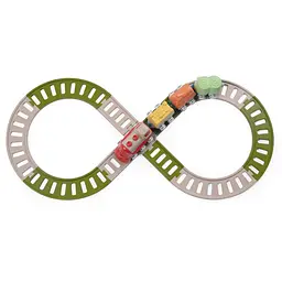 Ігровий набір Chicco Eco+ Дитяча залізна дорога (11543.00) - мініатюра 3