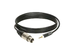 Мікрофонний кабель XLR Female — 3.5 мм Mini Jack KLOTZ AU-MFK0300 3m - мініатюра 1